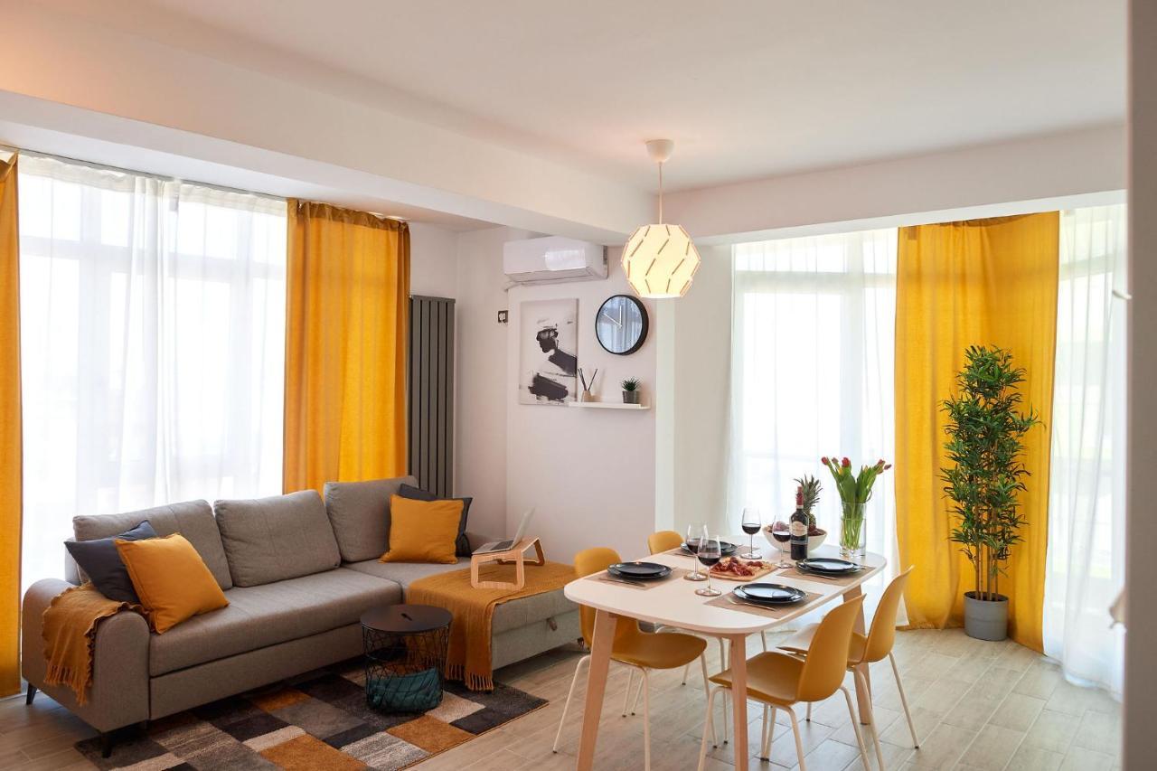 Fineloft Sea View Apartment-Spa N Pools Beach Resort Năvodari Kültér fotó