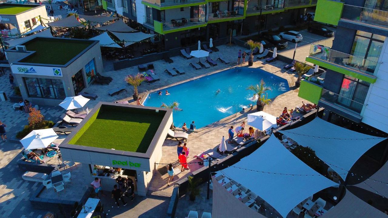 Fineloft Sea View Apartment-Spa N Pools Beach Resort Năvodari Kültér fotó
