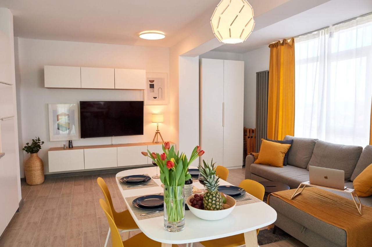 Fineloft Sea View Apartment-Spa N Pools Beach Resort Năvodari Kültér fotó